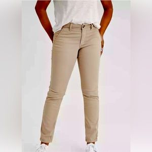 American Eagle Skinny Khaki Pants size 4